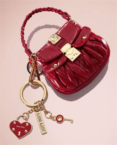 miu miu bag keychain|Bag Accessories, Charms And Keychains For Women .